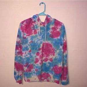 cotton candy hoodie with pocket